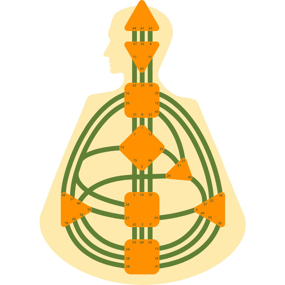 human design body graph